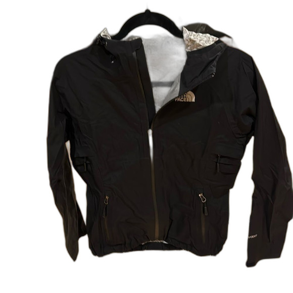Black The North Face Rain Jacket Size XS - Picture 1 of 7